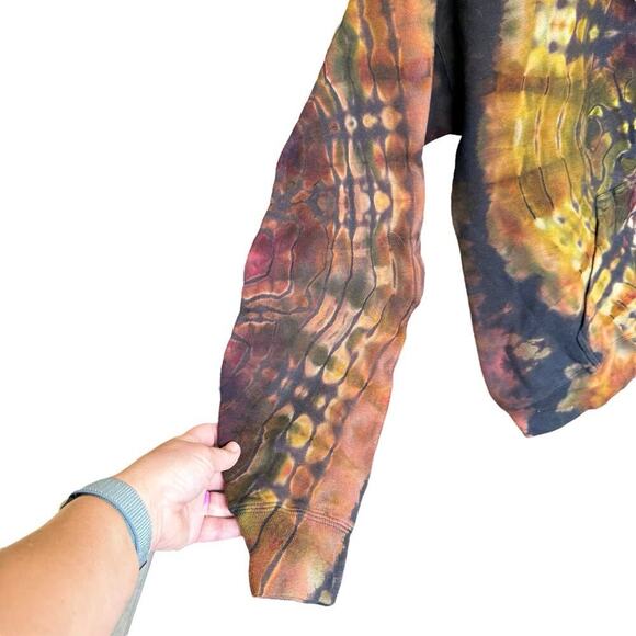 Sacred Vision Hoodie M Tie Dye Handmade Psychedelic - Picture 3 of 9